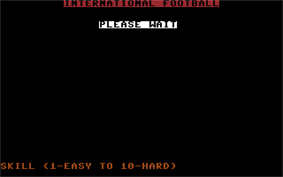 International Football - Screenshot - Game Select Image
