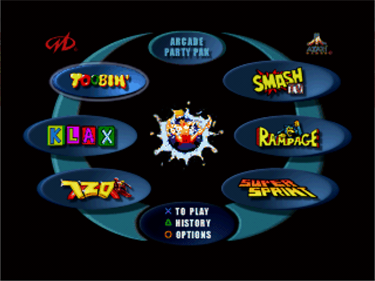 Arcade Party Pak - Screenshot - Game Select Image