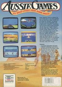 Aussie Games: Six Wacky Games from Down Under! - Box - Back Image