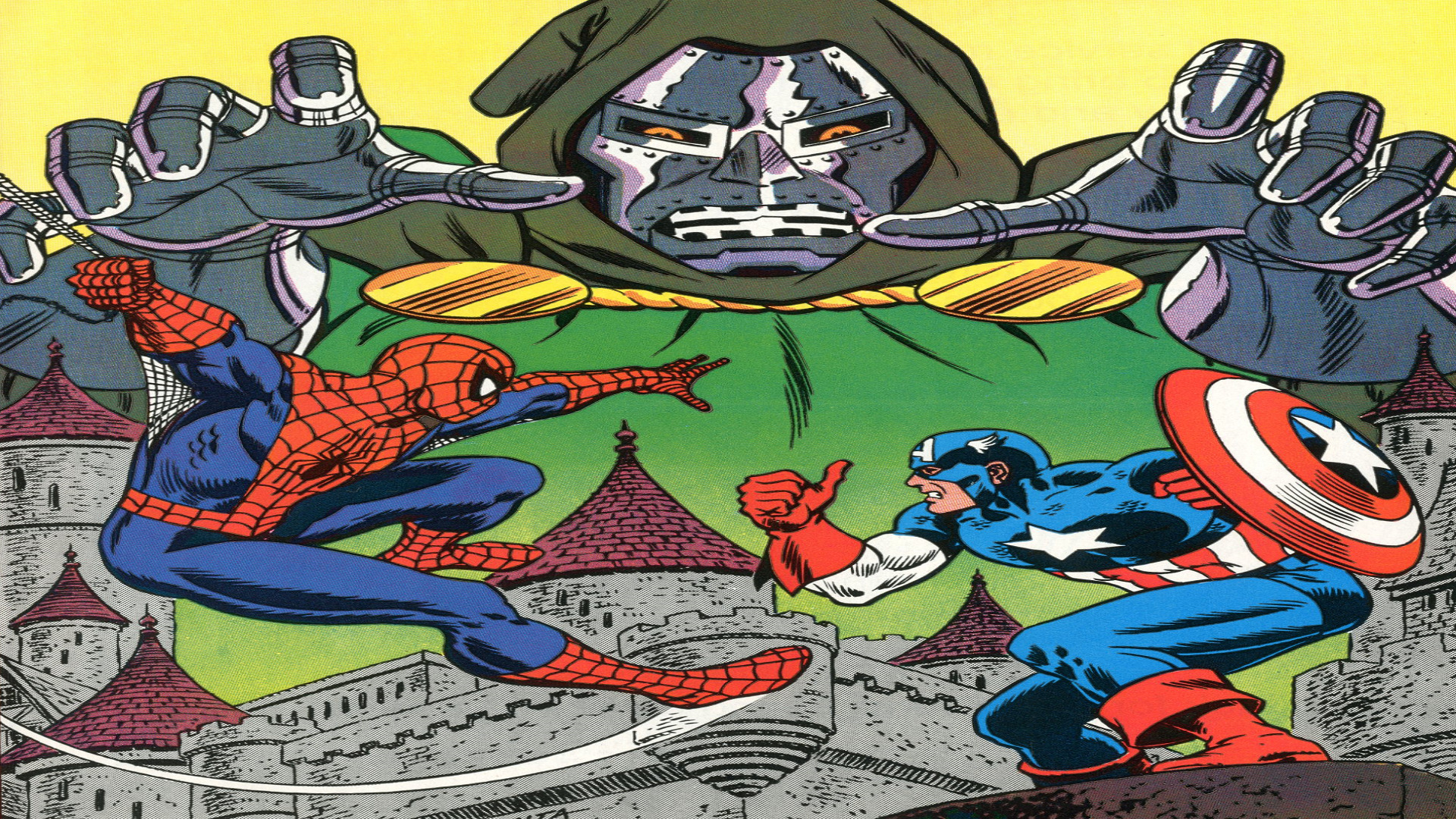 The Amazing Spider-Man and Captain America in Dr. Doom's Revenge!