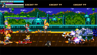 Sonic Super Jam: Sonic ZX  - Screenshot - Gameplay Image