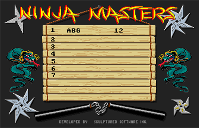 Ninja Mission - Screenshot - High Scores Image