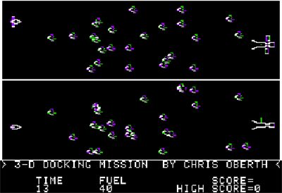 3-D Docking Mission - Screenshot - Gameplay Image
