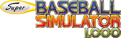 Super Baseball Simulator 1.000 - Clear Logo Image