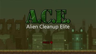 A.C.E.: Alien Cleanup Elite - Screenshot - Game Title Image
