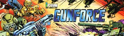 Gunforce - Arcade - Marquee Image