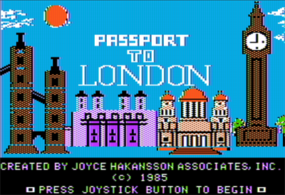 Passport to London - Screenshot - Game Title Image