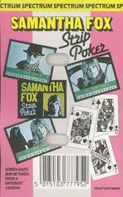 Samantha Fox Strip Poker - Box - Back Image