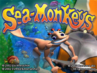 The Amazing Virtual Sea-Monkeys - Screenshot - Game Title Image