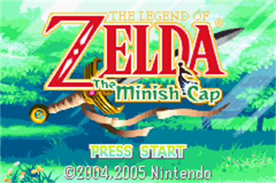 The Legend of Zelda: The Minish Cap - Screenshot - Game Title Image