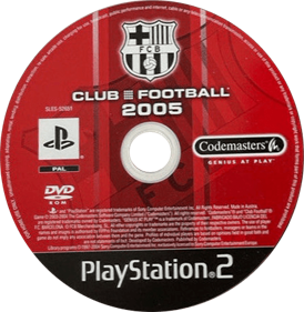 Club Football 2005: FC Barcelona - Disc Image