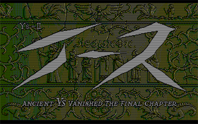 Ys II: Ancient Ys Vanished: The Final Chapter - Screenshot - Game Title Image