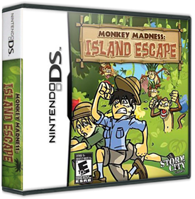 Monkey Madness: Island Escape - Box - 3D Image