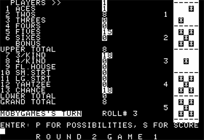 Yahtzee - Screenshot - Gameplay Image