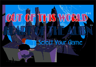 Heart of the Alien: Out of This World Parts I and II - Screenshot - Game Select Image