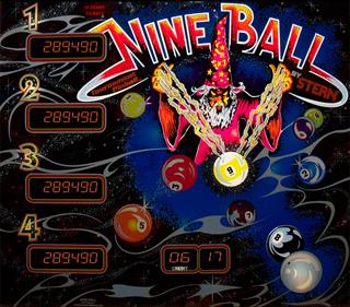 Nine Ball - Arcade - Marquee Image