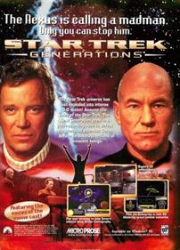 Star Trek: Generations - Advertisement Flyer - Front Image