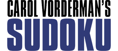 Carol Vorderman's Sudoku - Clear Logo Image