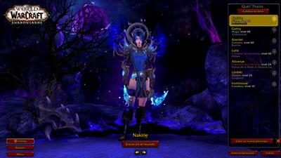 World of Warcraft: Shadowlands - Screenshot - Game Select Image