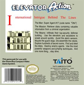 Elevator Action - Box - Back - Reconstructed Image