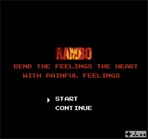 Rambo - Screenshot - Game Title Image