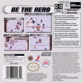 NHL 2002 - Box - Back Image