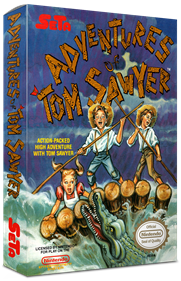 Adventures of Tom Sawyer - Box - 3D Image