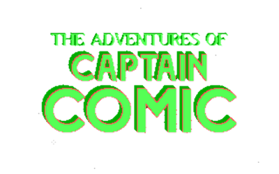 The Adventures of Captain Comic - Clear Logo Image
