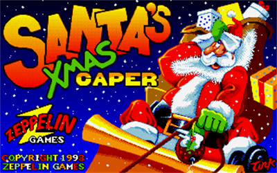 Santa's Xmas Caper - Screenshot - Game Title Image