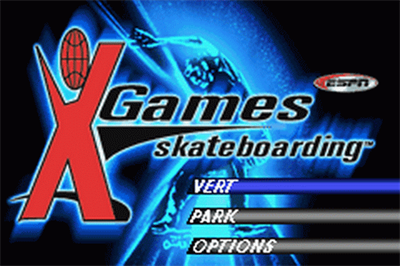 ESPN X Games Skateboarding - Screenshot - Game Title Image