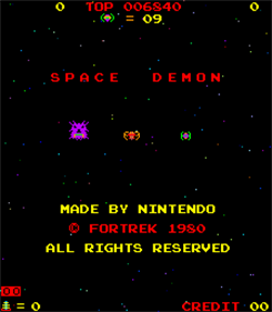 Space Demon - Screenshot - Game Title Image