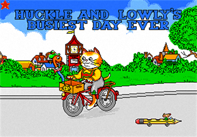 Richard Scarry's Huckle and Lowly's Busiest Day Ever - Screenshot - Game Title Image