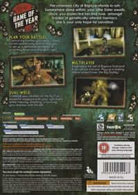 BioShock 2 - Box - Back Image