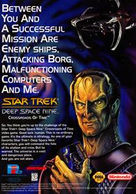 Star Trek: Deep Space Nine: Crossroads of Time - Advertisement Flyer - Front Image