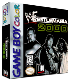 WWF Wrestlemania 2000 - Box - 3D Image