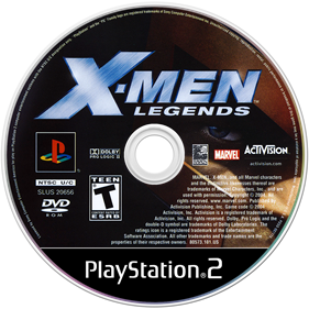 X-Men Legends - Disc Image