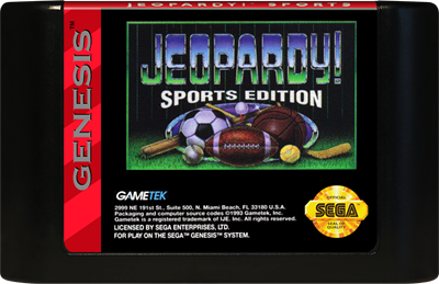 Jeopardy! Sports Edition - Cart - Front Image