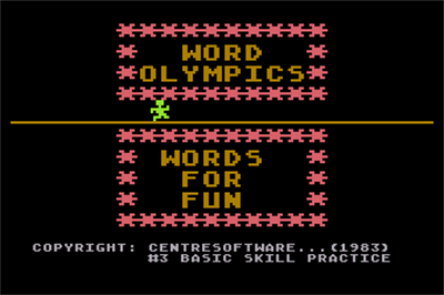 Word Olympics - Screenshot - Game Title Image