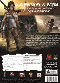 Tomb Raider (2013) - Fanart - Box - Back Image