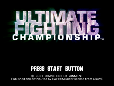 Ultimate Fighting Championship - Screenshot - Game Title Image