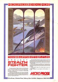 Project Stealth Fighter - Advertisement Flyer - Front Image
