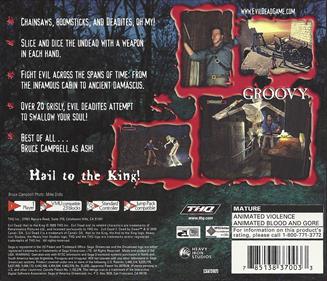 Evil Dead: Hail to the King - Box - Back Image