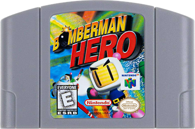 Bomberman Hero - Cart - Front Image