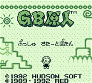 Bonk's Adventure - Screenshot - Game Title Image