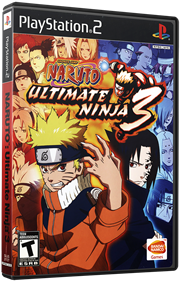 Naruto: Ultimate Ninja 3 - Box - 3D Image