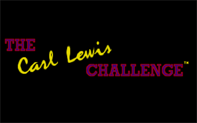 The Carl Lewis Challenge - Screenshot - Game Title Image