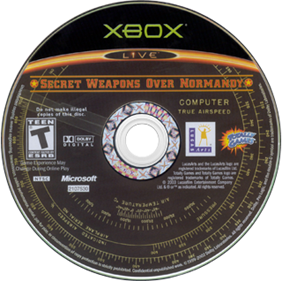 Secret Weapons Over Normandy  - Disc Image