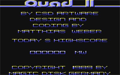 Quad II - Screenshot - Game Title Image