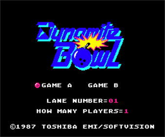 Dynamite Bowl - Screenshot - Game Title Image