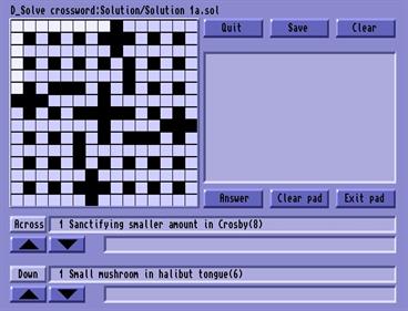 D_Solve Crossword - Screenshot - Gameplay Image